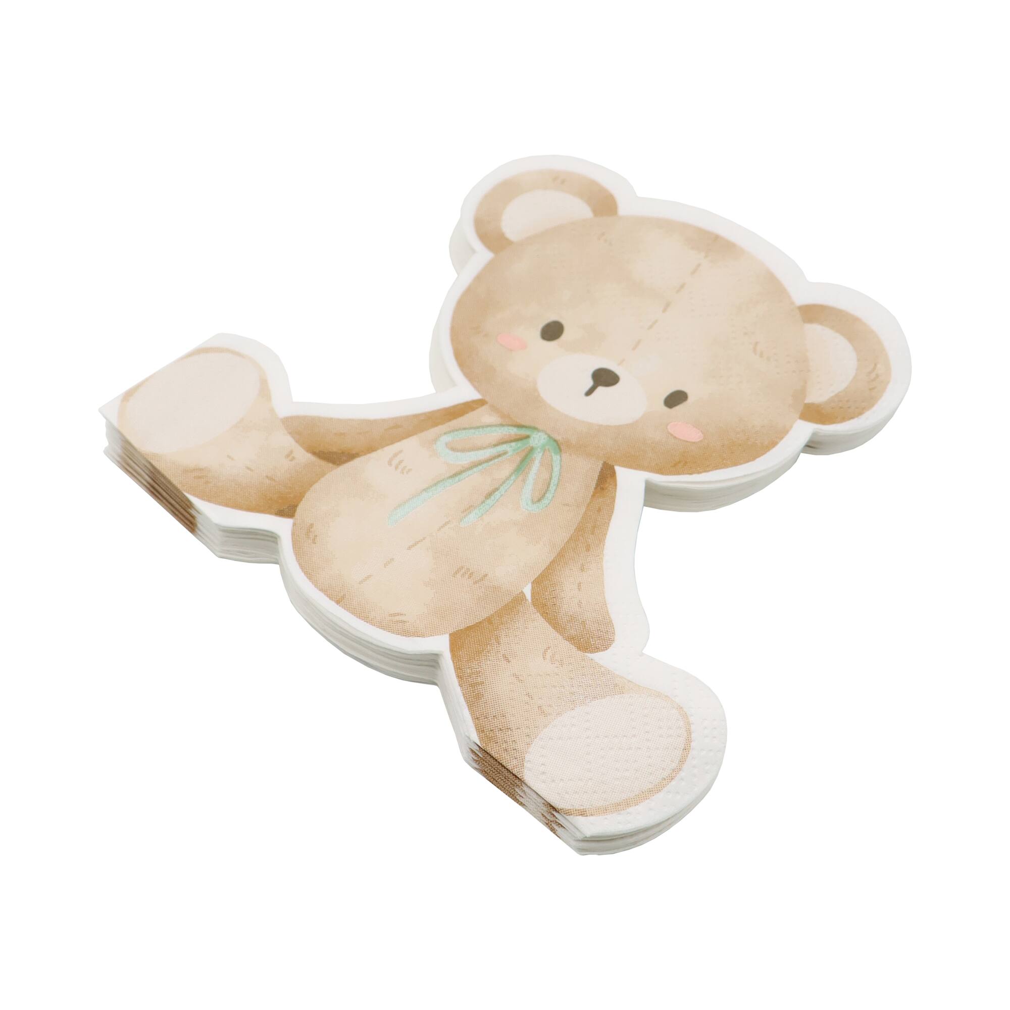 24 Packs: 20 ct. (480 total) Bear Shaped Beverage Napkins by Celebrate It™